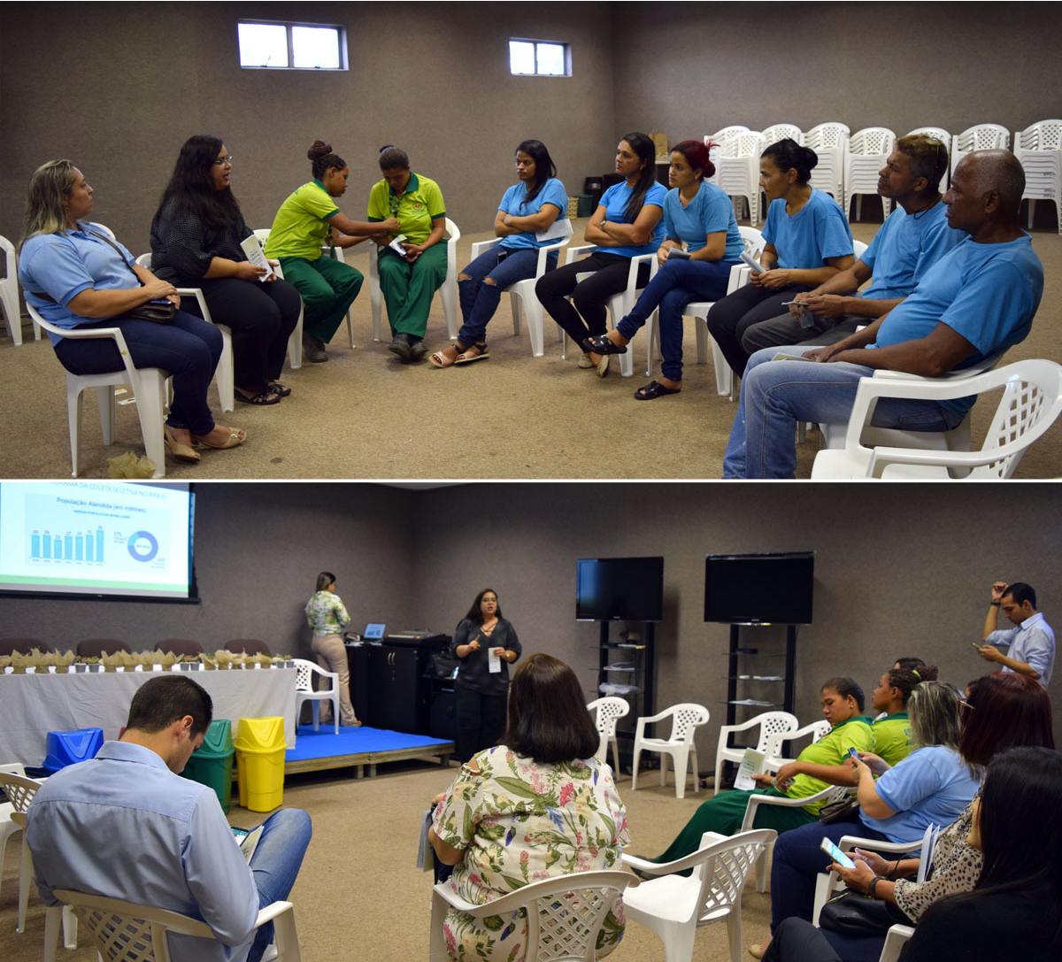 Read more about the article Assessores e prestadores de serviço conhecem Programa de Coleta Seletiva da Assembleia