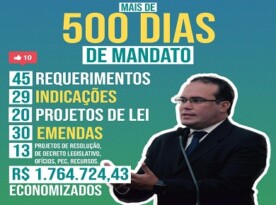 Read more about the article 500 dias de mandato: confira números da atuação de Davi Maia